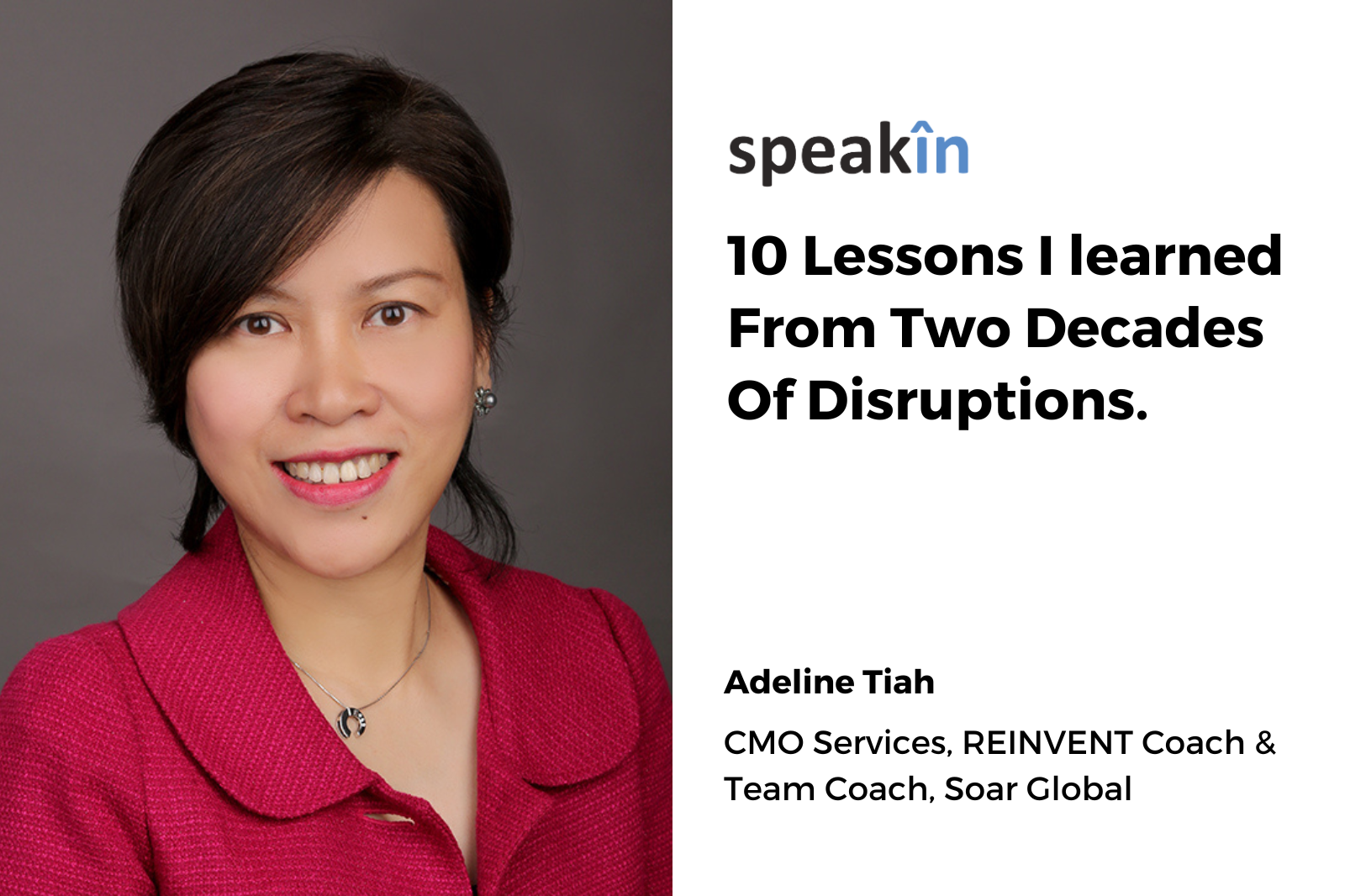 10 Lessons I learned From Two Decades Of Disruptions.