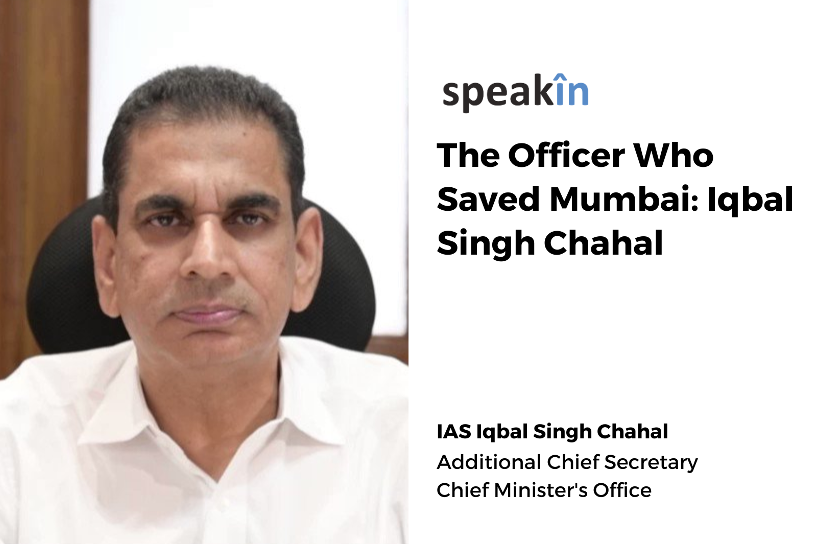The Officer who Saved Mumbai: Iqbal Singh Chahal