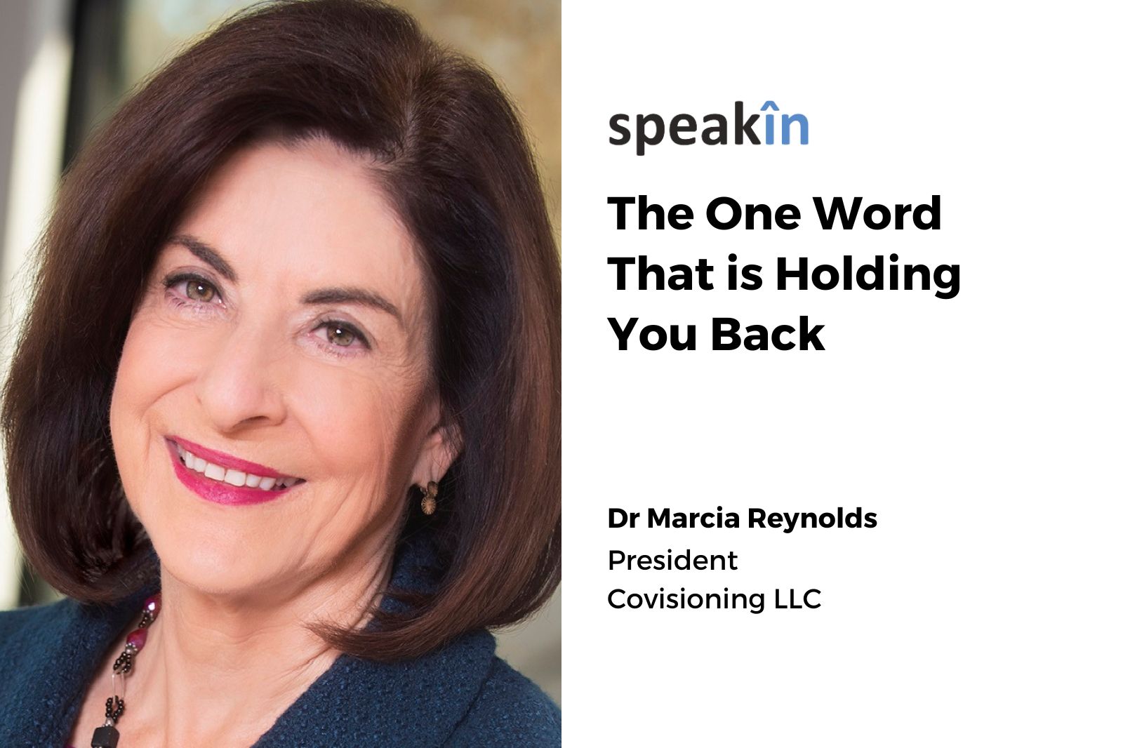 The One Word That is Holding You Back