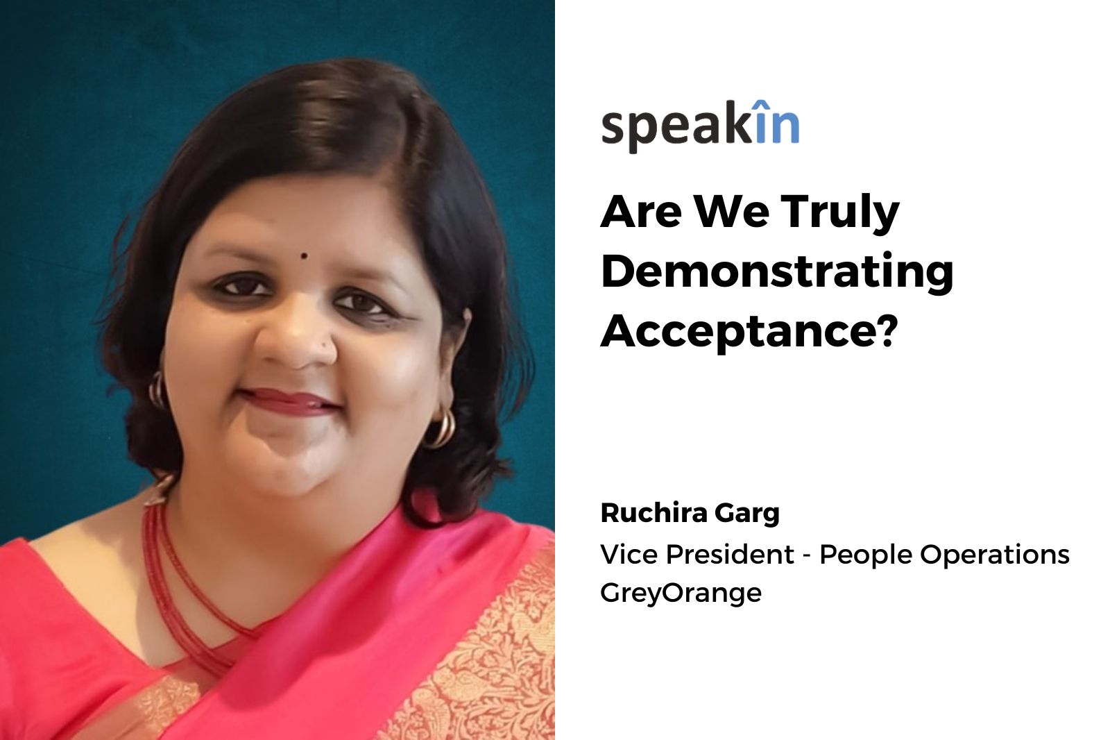 Are We Truly Demonstrating Acceptance?
