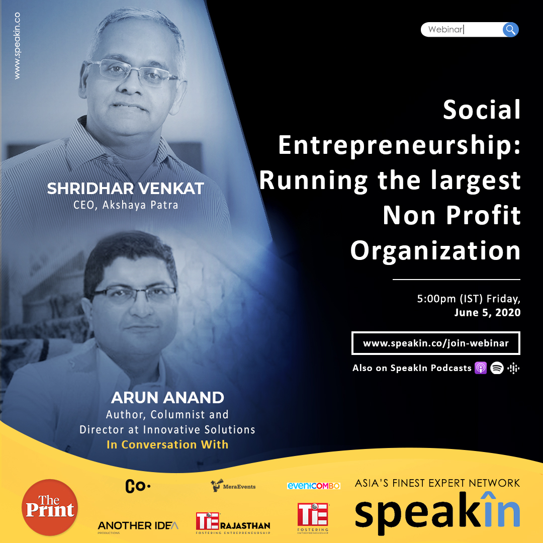 Social Entrepreneurship: Running the largest Non Profit Organization