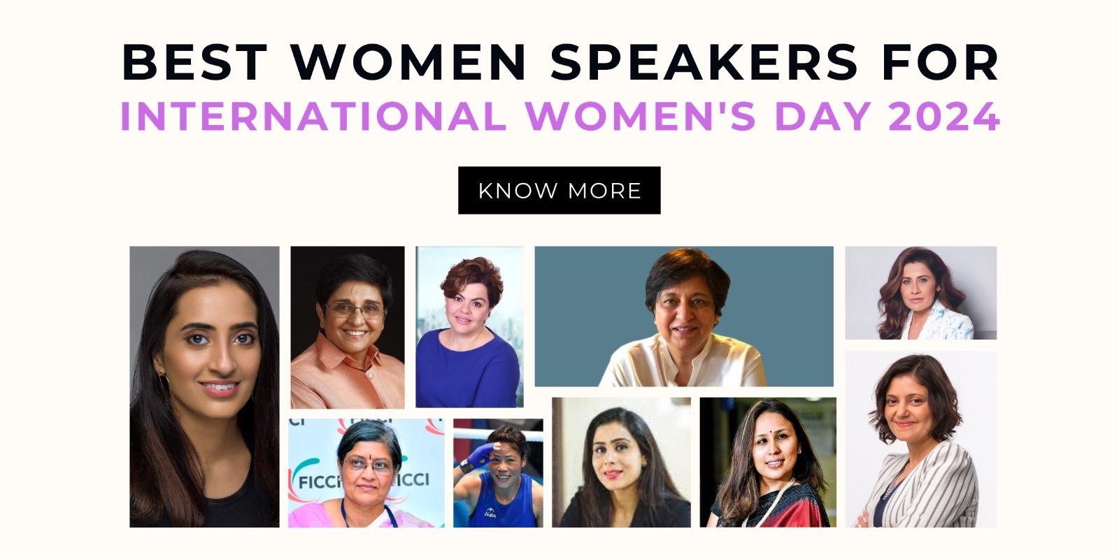 Best women speakers for IWD 2024